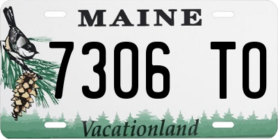ME license plate 7306TO
