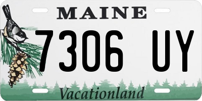 ME license plate 7306UY