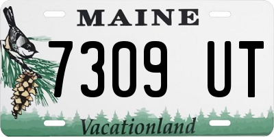 ME license plate 7309UT