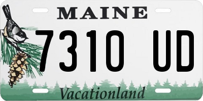 ME license plate 7310UD