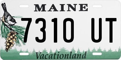 ME license plate 7310UT