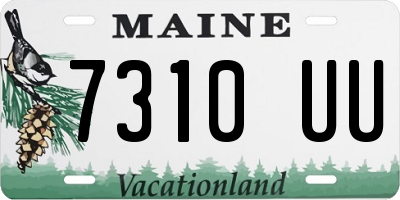 ME license plate 7310UU