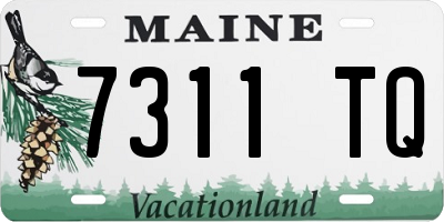 ME license plate 7311TQ