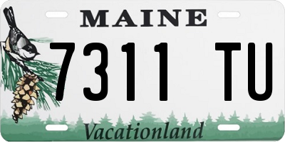 ME license plate 7311TU