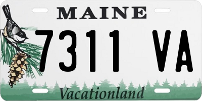 ME license plate 7311VA