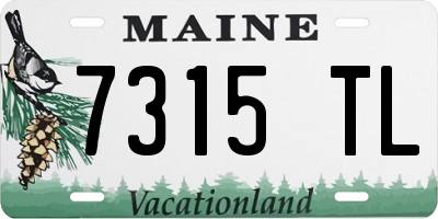 ME license plate 7315TL
