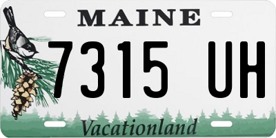 ME license plate 7315UH