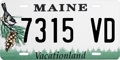 ME license plate 7315VD
