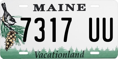 ME license plate 7317UU