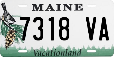 ME license plate 7318VA