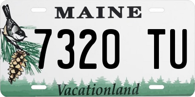 ME license plate 7320TU