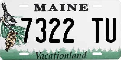 ME license plate 7322TU