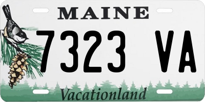 ME license plate 7323VA