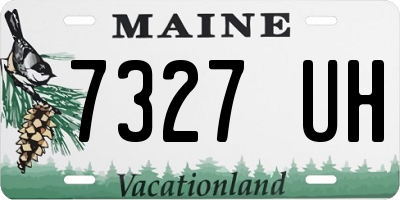 ME license plate 7327UH