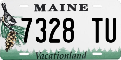 ME license plate 7328TU
