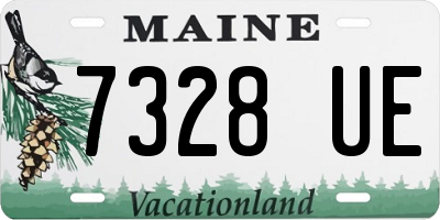 ME license plate 7328UE
