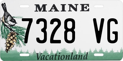 ME license plate 7328VG