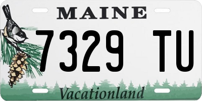 ME license plate 7329TU