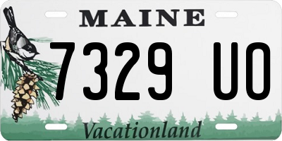 ME license plate 7329UO