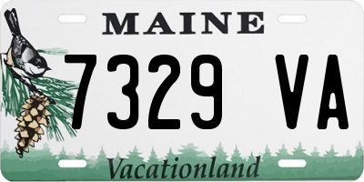 ME license plate 7329VA