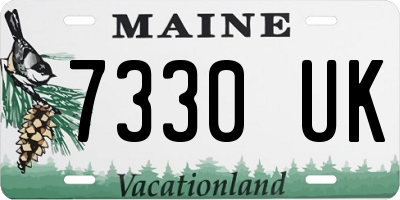 ME license plate 7330UK