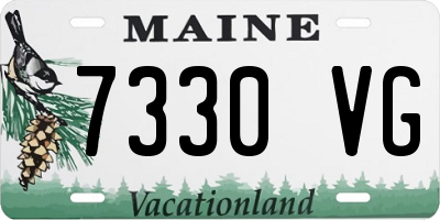 ME license plate 7330VG