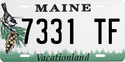 ME license plate 7331TF