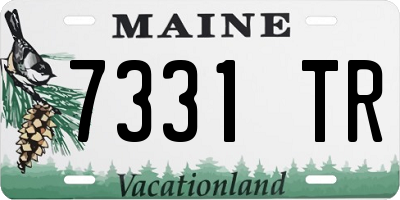 ME license plate 7331TR