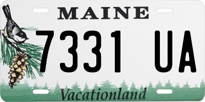 ME license plate 7331UA