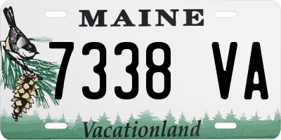 ME license plate 7338VA