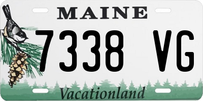 ME license plate 7338VG