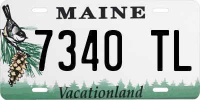 ME license plate 7340TL