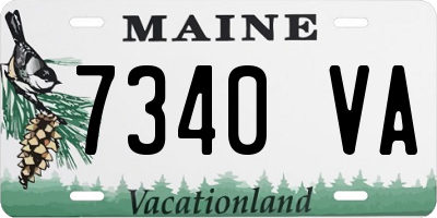 ME license plate 7340VA