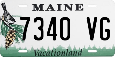 ME license plate 7340VG