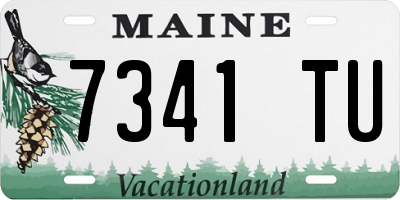 ME license plate 7341TU