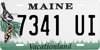 ME license plate 7341UI