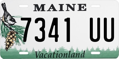 ME license plate 7341UU