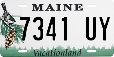 ME license plate 7341UY