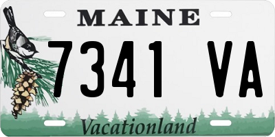 ME license plate 7341VA