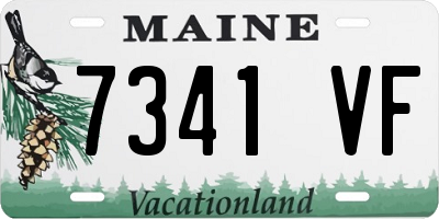ME license plate 7341VF