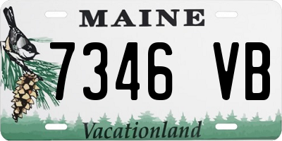 ME license plate 7346VB