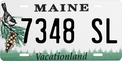 ME license plate 7348SL