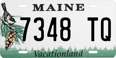 ME license plate 7348TQ