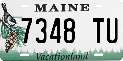 ME license plate 7348TU