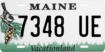 ME license plate 7348UE