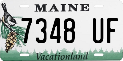 ME license plate 7348UF