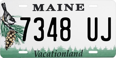 ME license plate 7348UJ