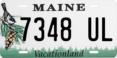 ME license plate 7348UL
