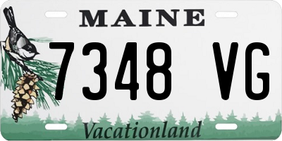 ME license plate 7348VG