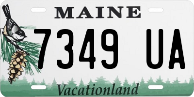 ME license plate 7349UA